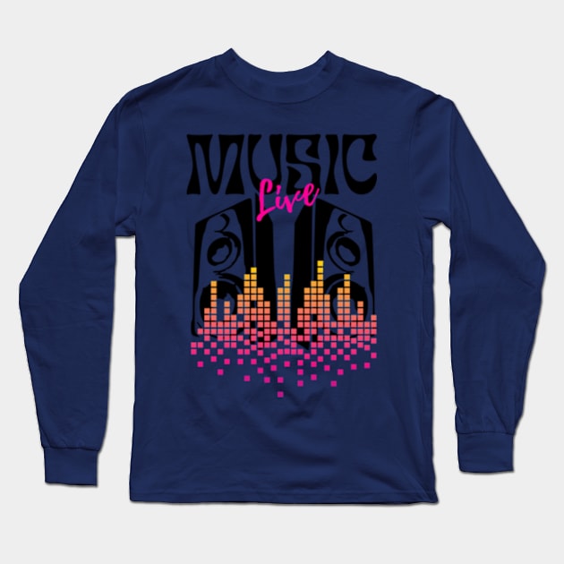 live music Long Sleeve T-Shirt by soft and timeless